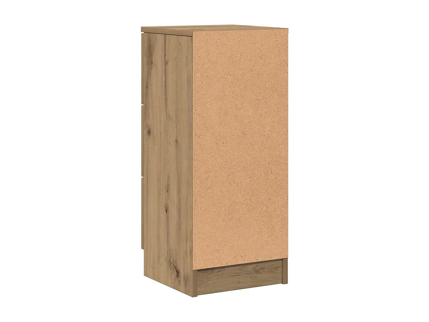 Buffets 2 pièces chêne artisanal 30x30x70 cm bois d'ingénierie