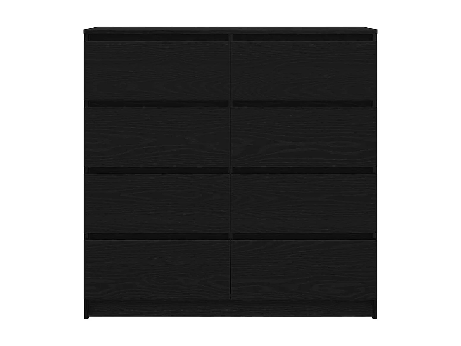 Buffet chêne noir 100x35x99 cm bois d'ingénierie