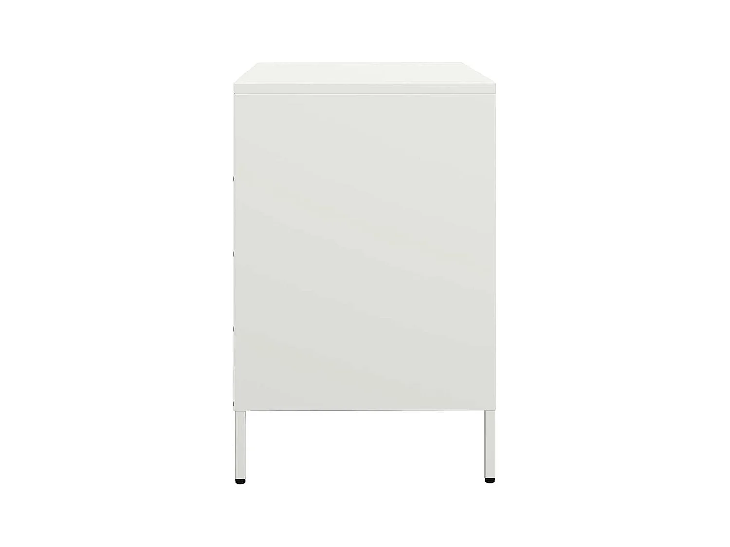 Buffet blanc 68x39x58,5 cm acier laminé à froid