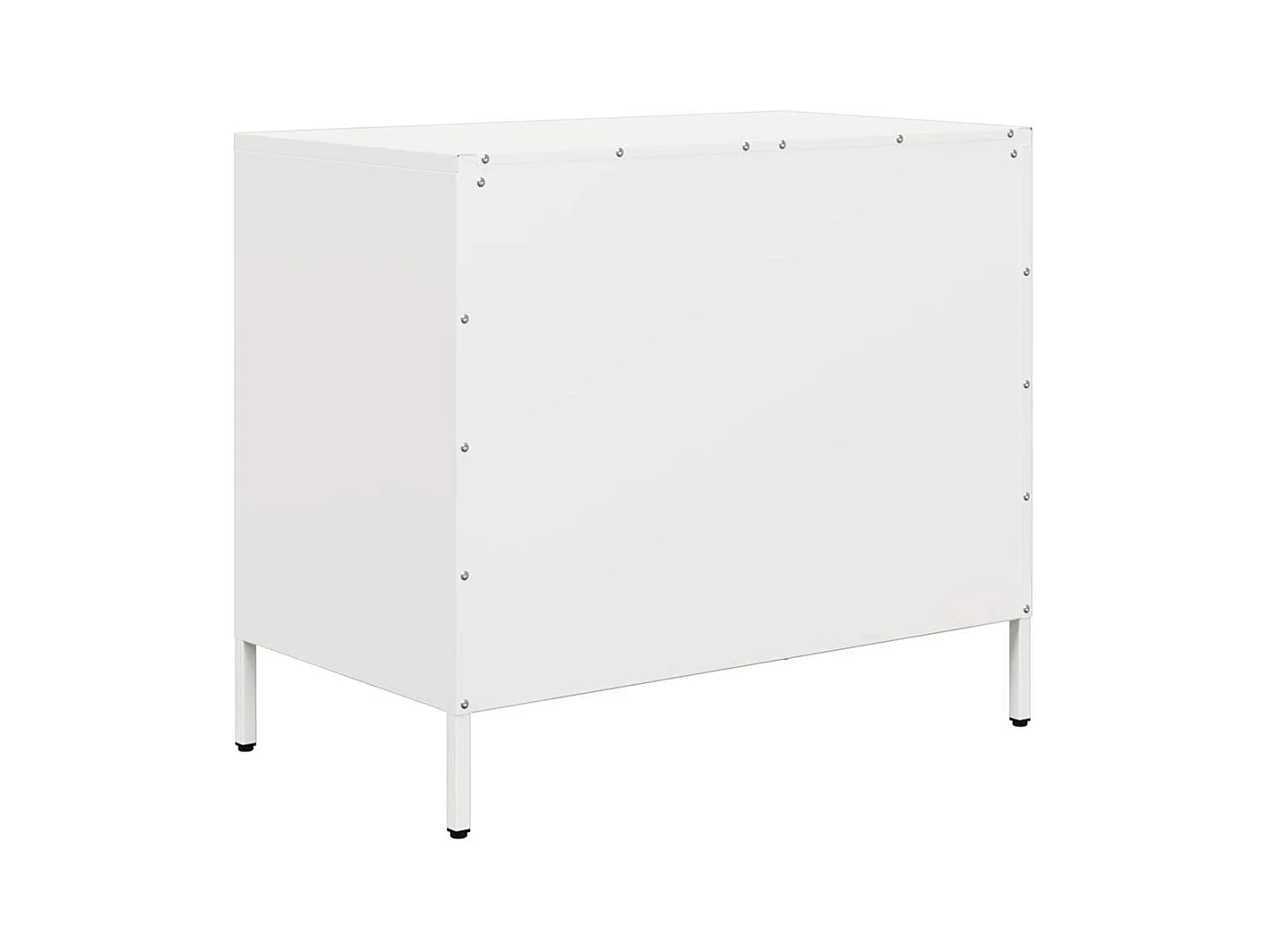 Buffet blanc 68x39x58,5 cm acier laminé à froid