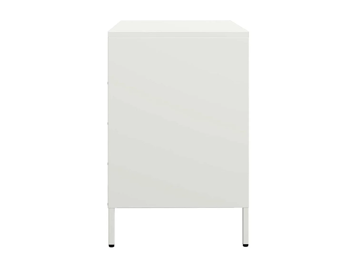 Buffet blanc 68x39x58,5 cm acier laminé à froid