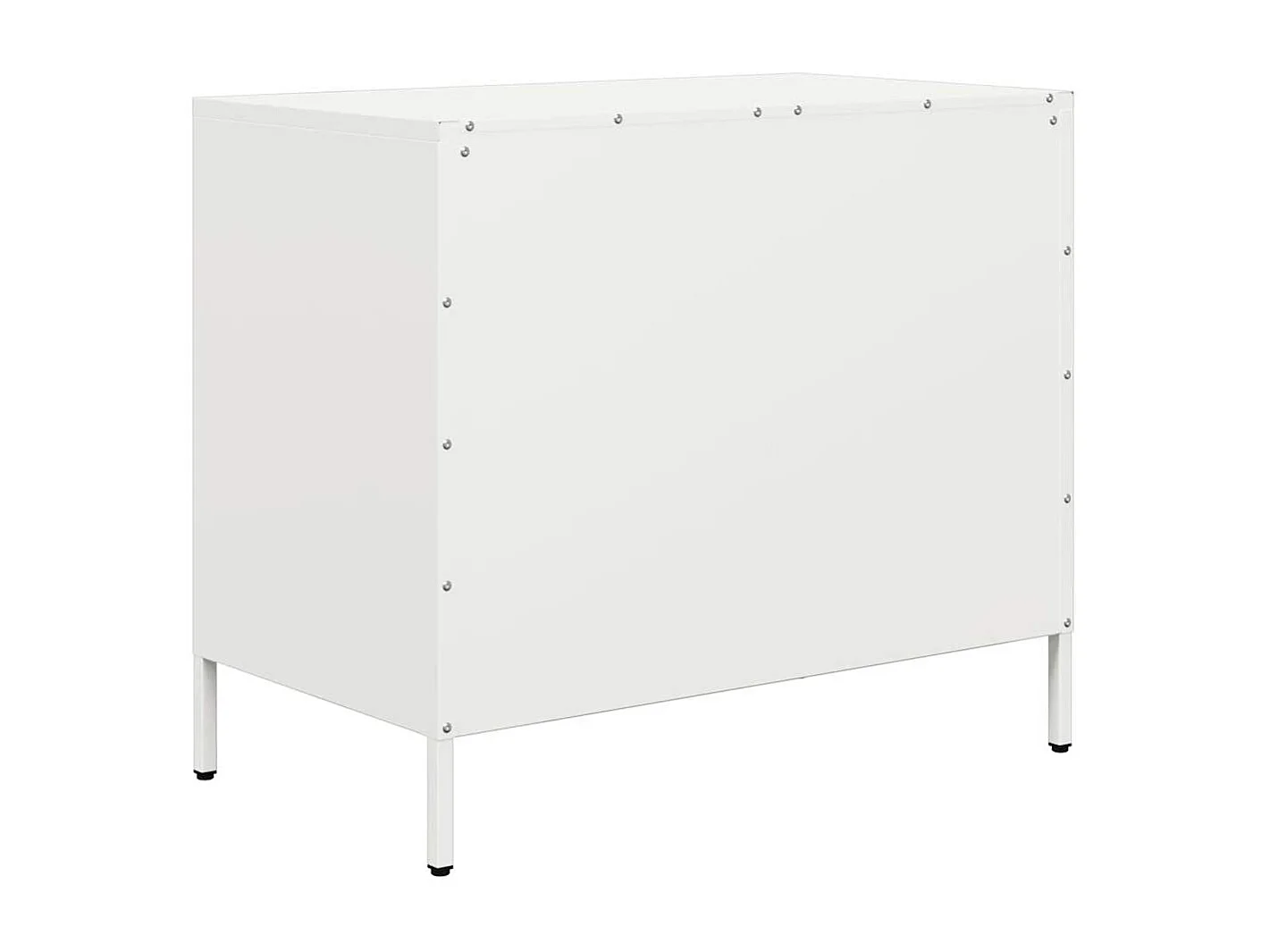 Buffet blanc 68x39x58,5 cm acier laminé à froid