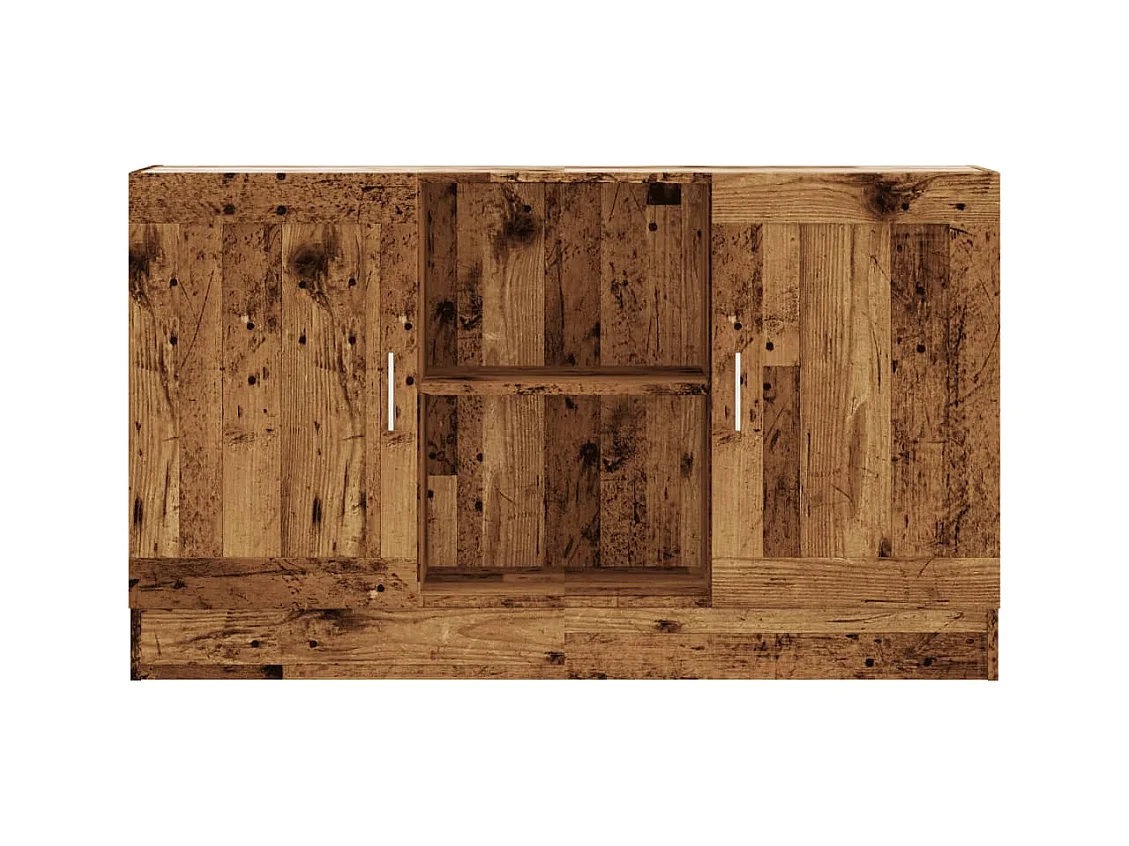 Buffet vieux bois 120x30,5x70 cm bois d'ingénierie