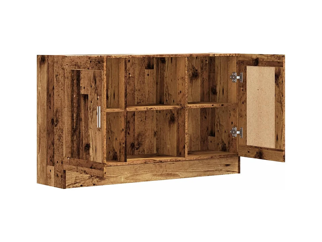 Buffet vieux bois 120x30,5x70 cm bois d'ingénierie