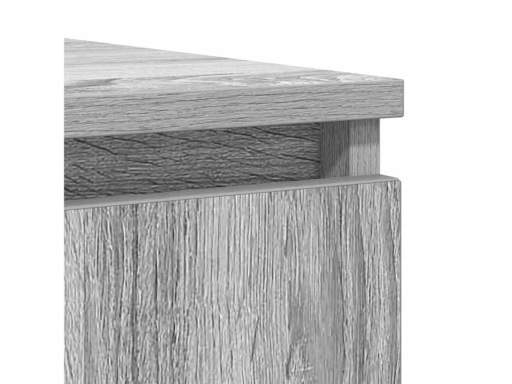 Buffet avec tiroirs sonoma gris 100,5x35x76cm bois d'ingénierie