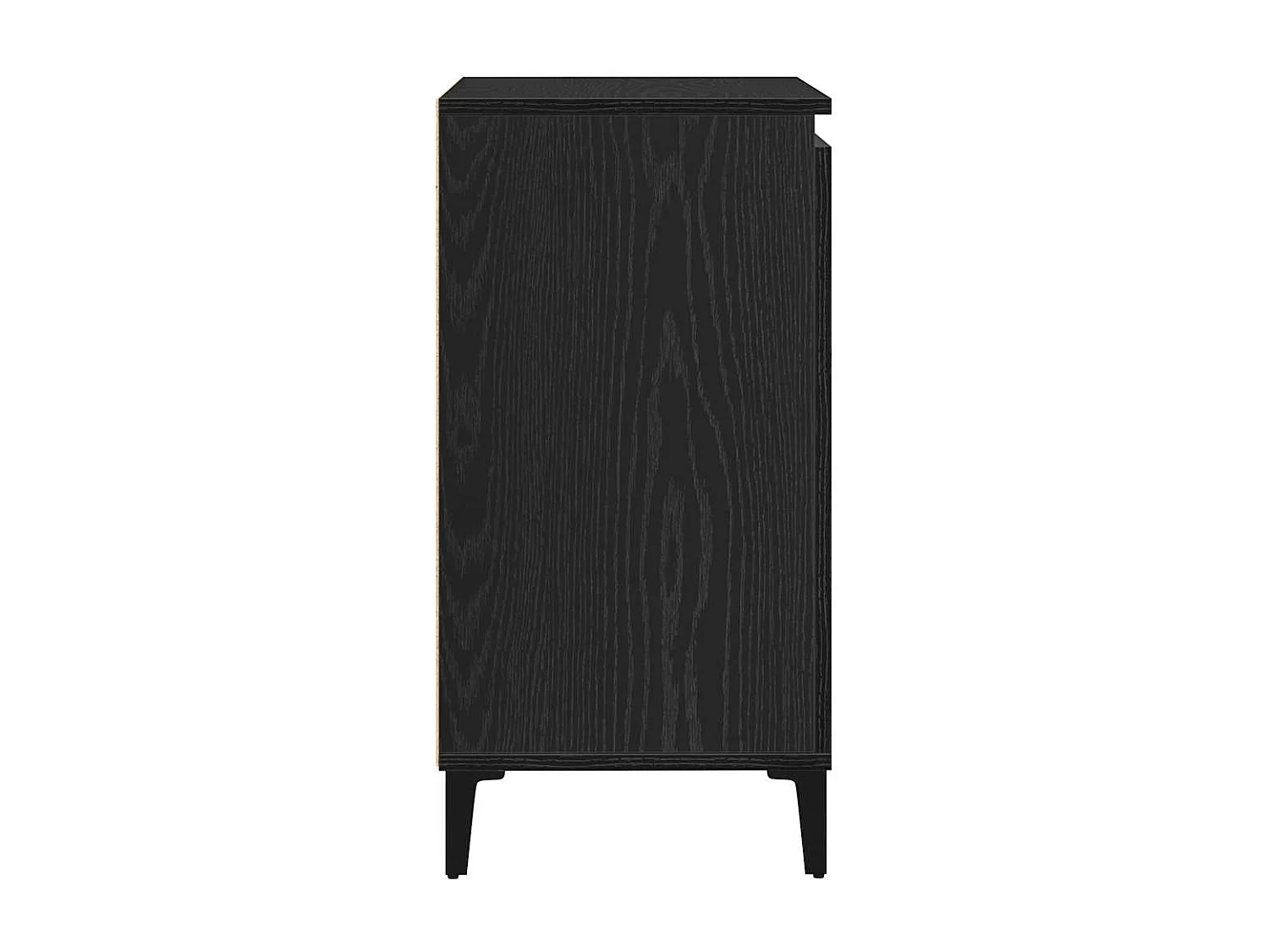 Buffet Noir 60 x 35 x 70 cm Bois d'ingénierie