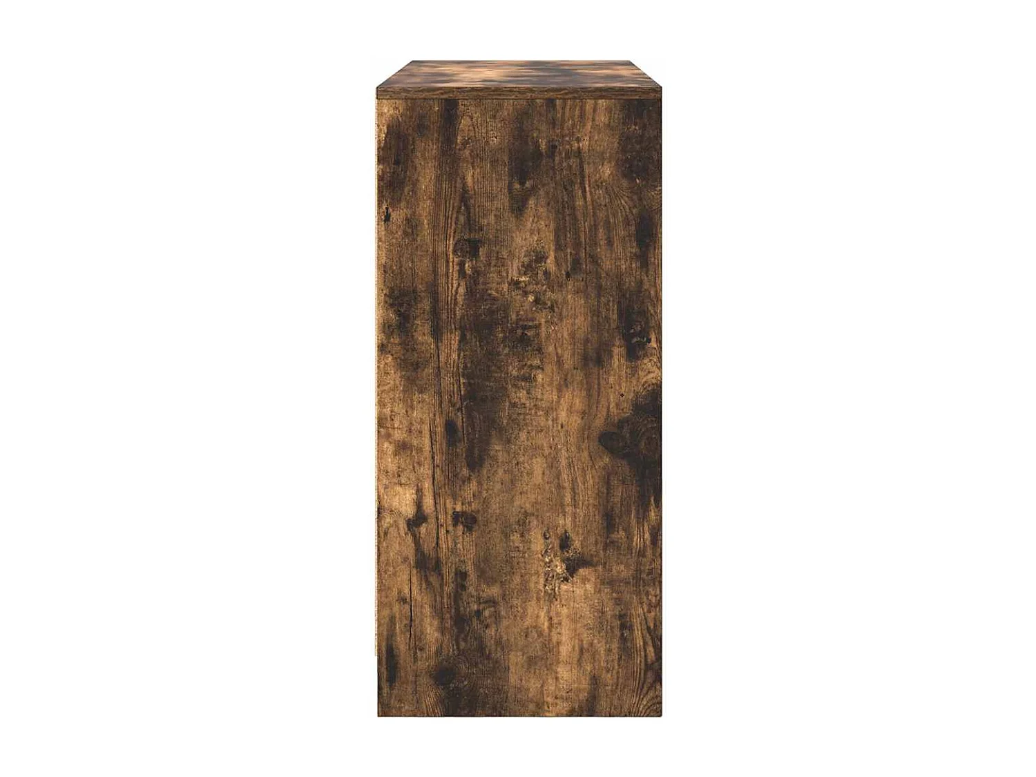 Buffet chêne fumé 85x34x76 cm bois d'ingénierie