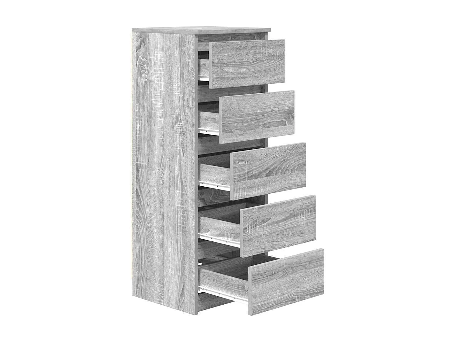 Buffet avec tiroirs sonoma gris 37,5x35x99 cm bois d'ingénierie