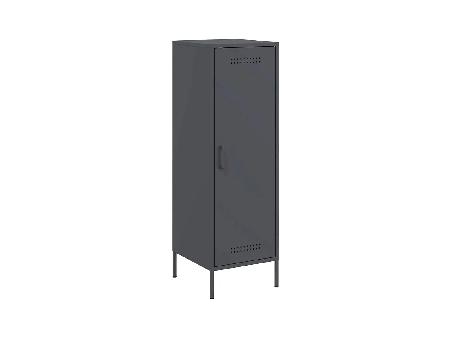 Buffet haut anthracite 36x39x113 cm acier
