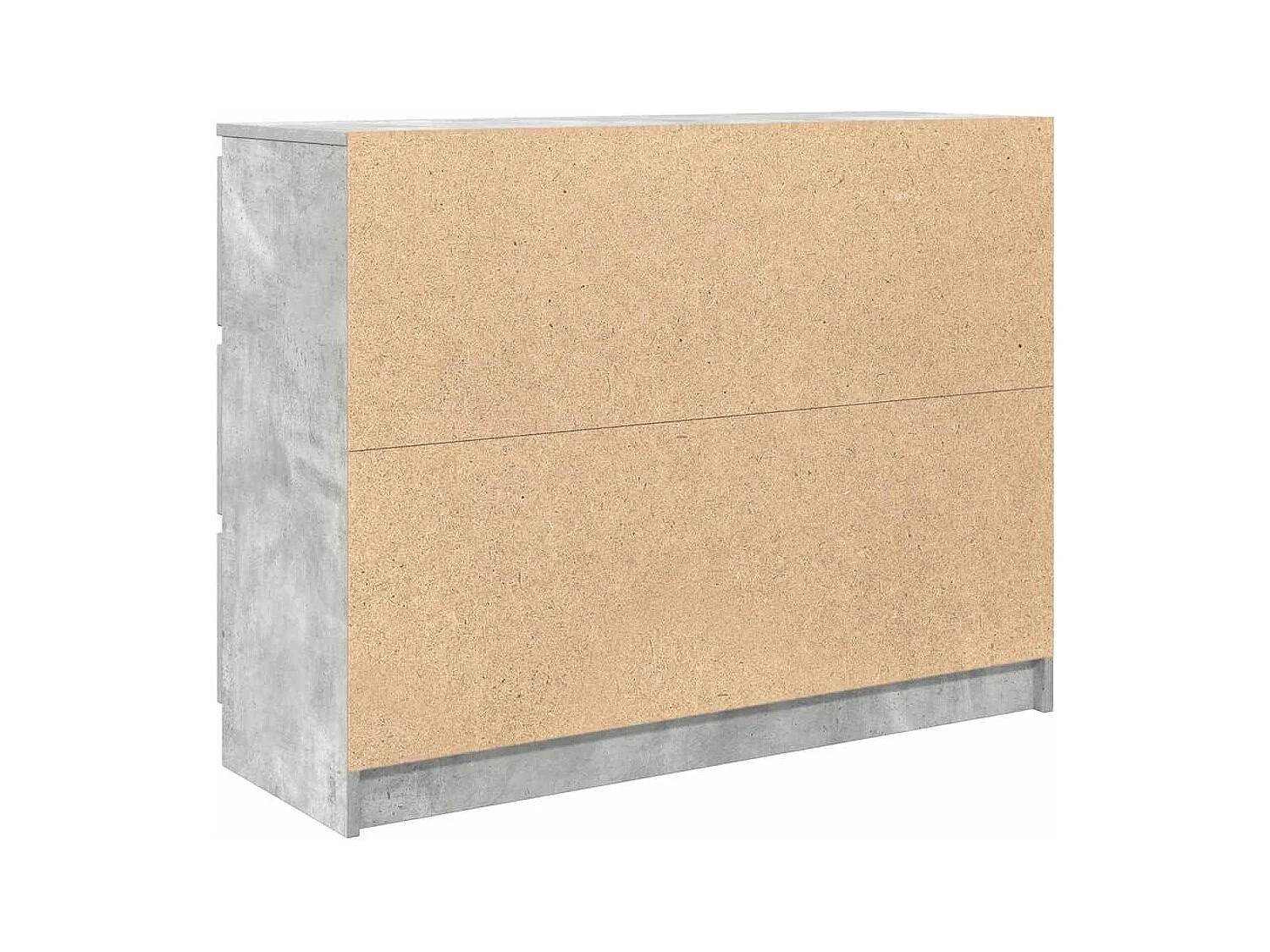 Buffet Gris béton 100x35x76 cm Bois d'ingénierie