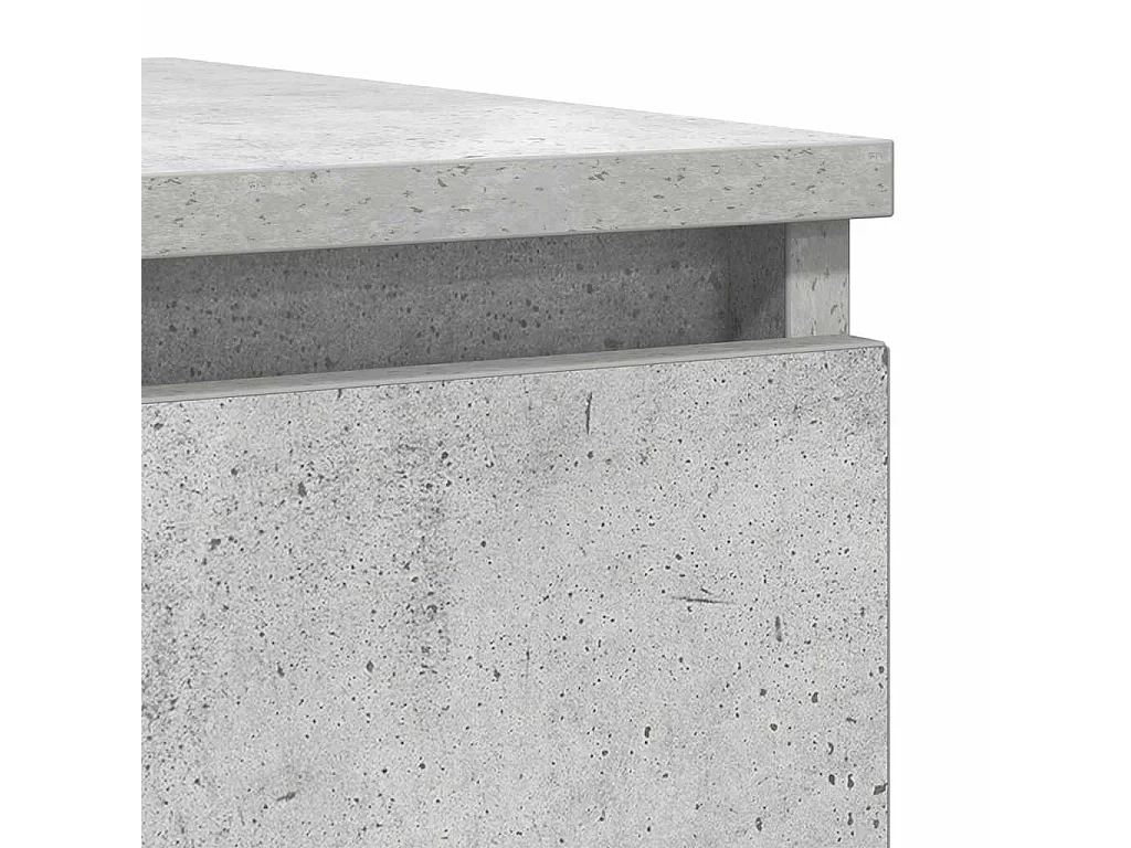 Buffet Gris béton 100x35x76 cm Bois d'ingénierie