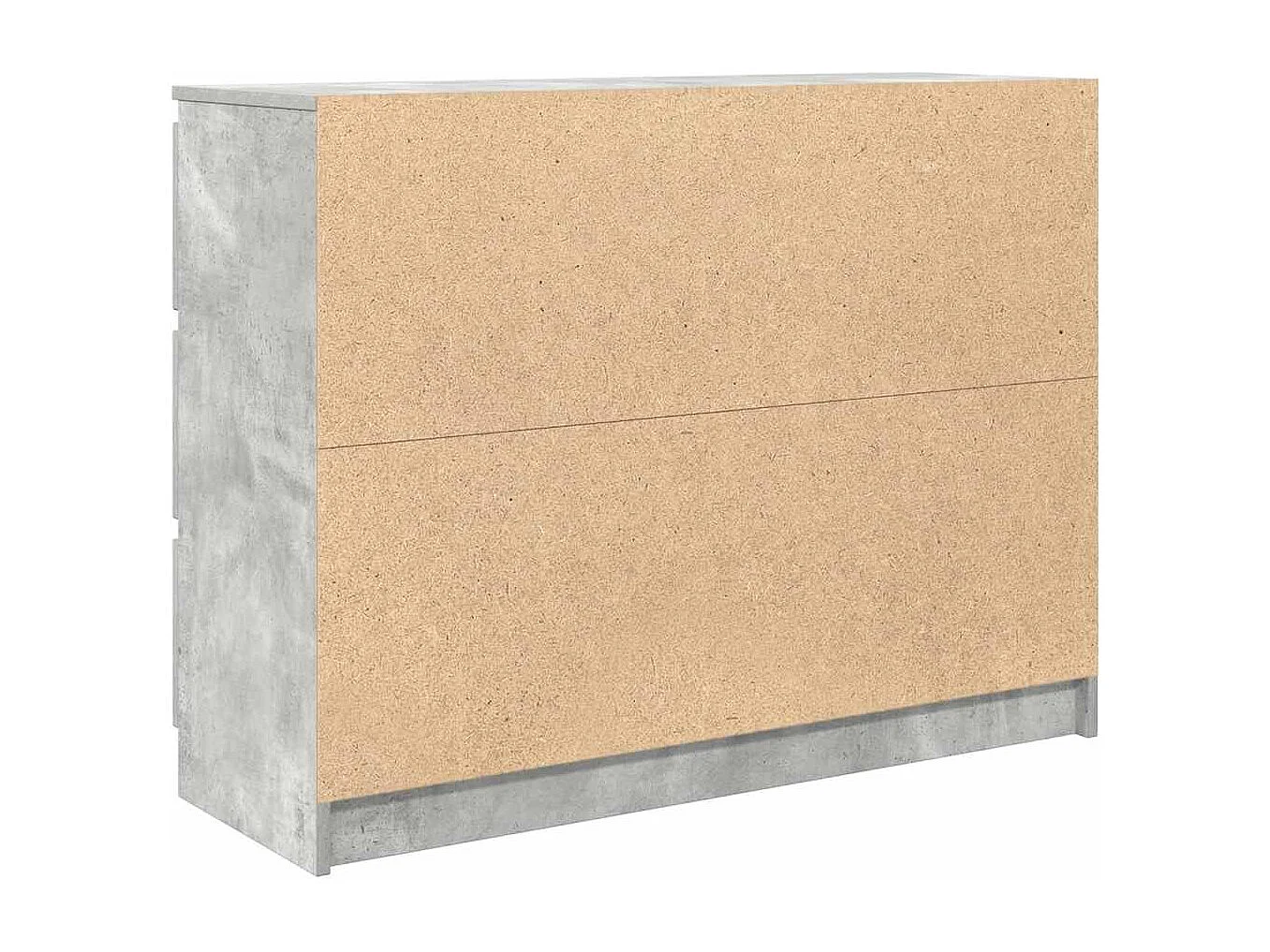 Buffet Gris béton 100x35x76 cm Bois d'ingénierie