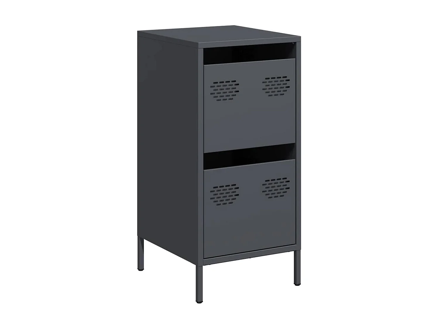 Buffet anthracite 35x39x73,5 cm acier laminé à froid
