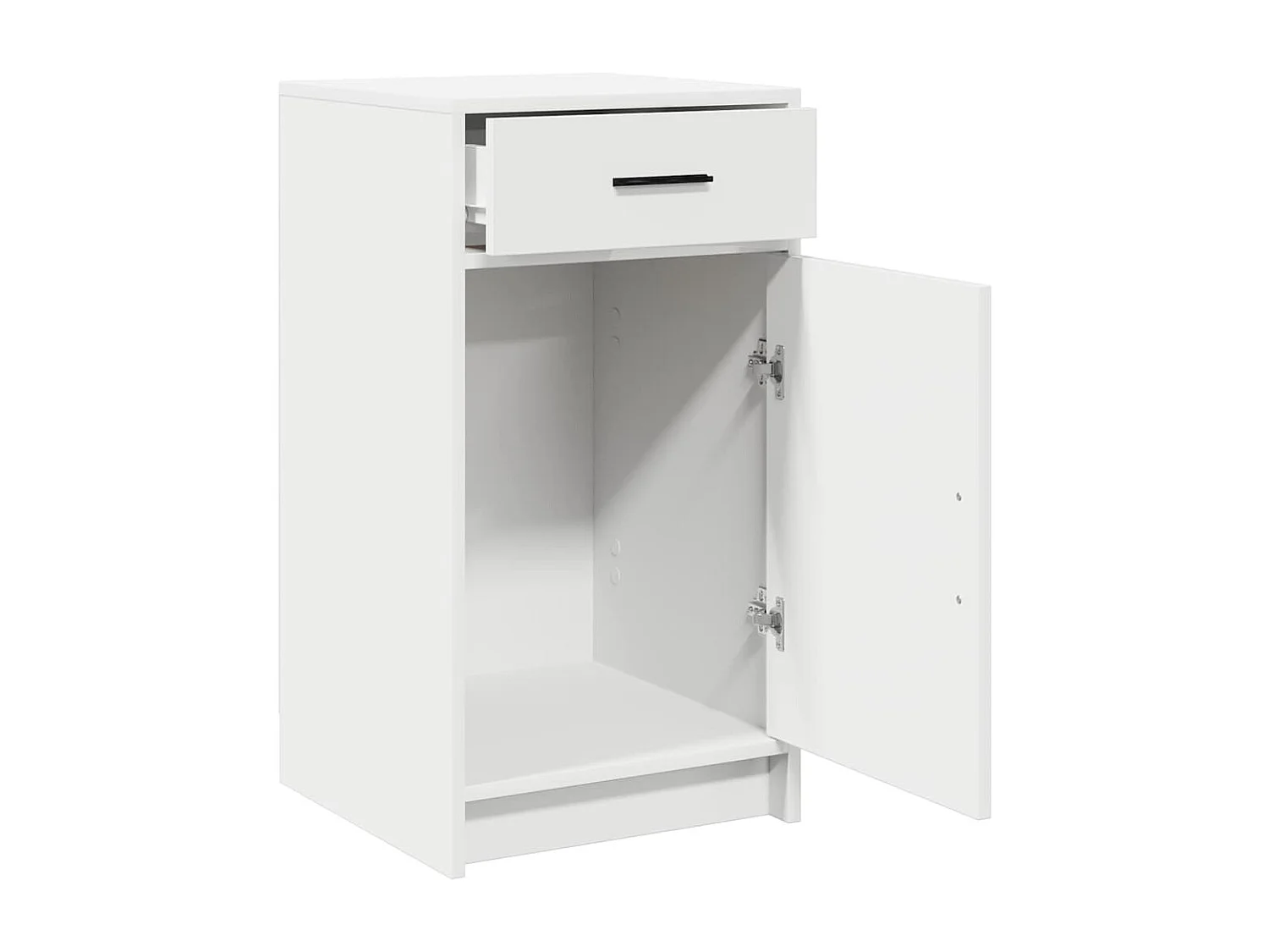 Buffet avec tiroir Blanc 40 x 40.5 x 75 cm Bois d'ingénierie