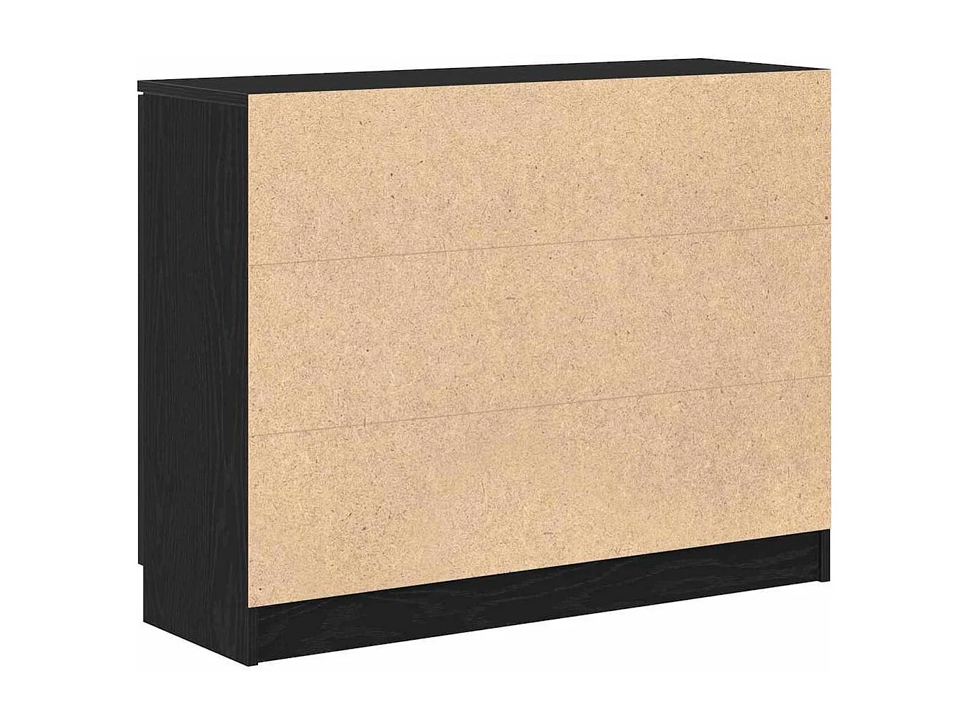 Vitrina Negro 90.5 x 30 x 70 cm Madera contrachapada