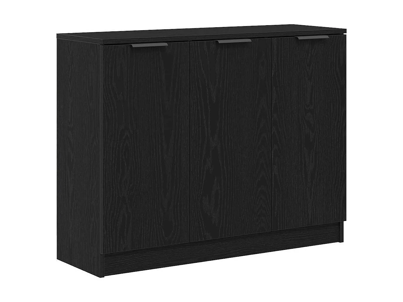 Buffet Noir 90,5 x 30 x 70 cm Bois d'ingénierie