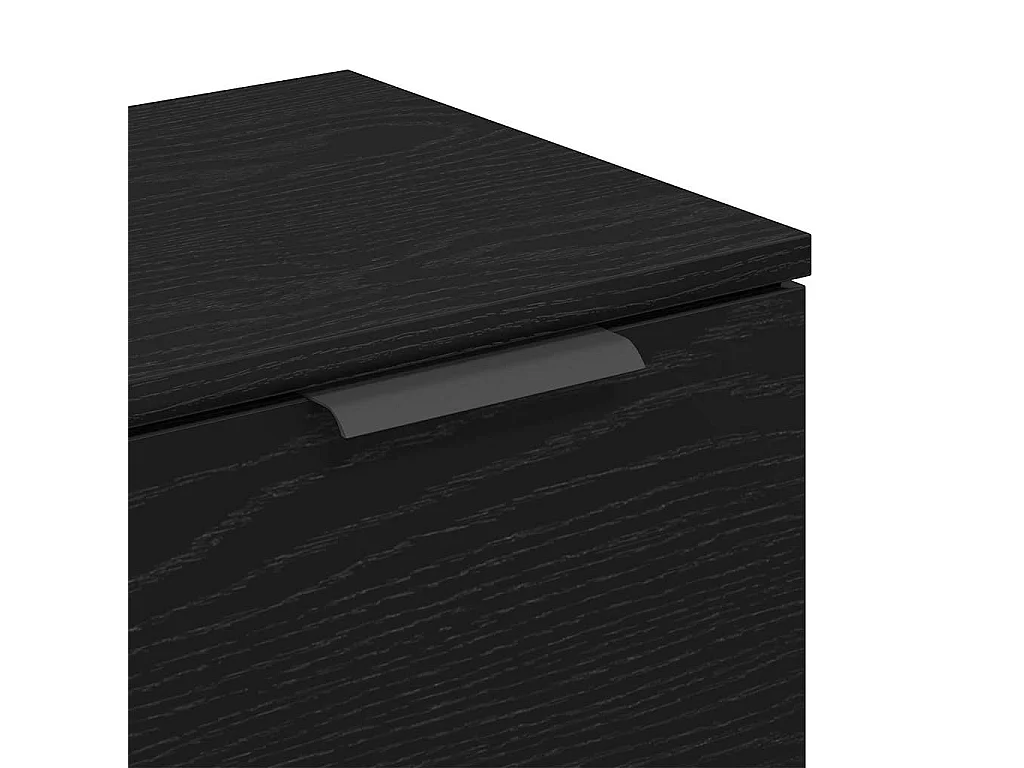 Buffet Noir 90,5 x 30 x 70 cm Bois d'ingénierie