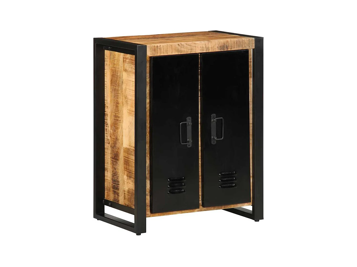 Buffet 55x35x70 cm bois de manguier brut massif