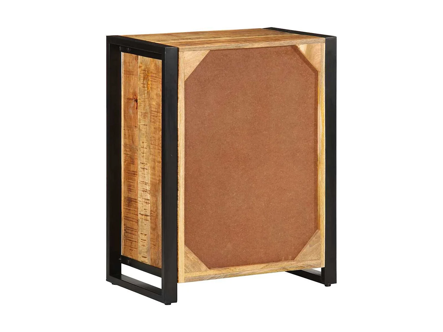 Buffet 55x35x70 cm bois de manguier brut massif