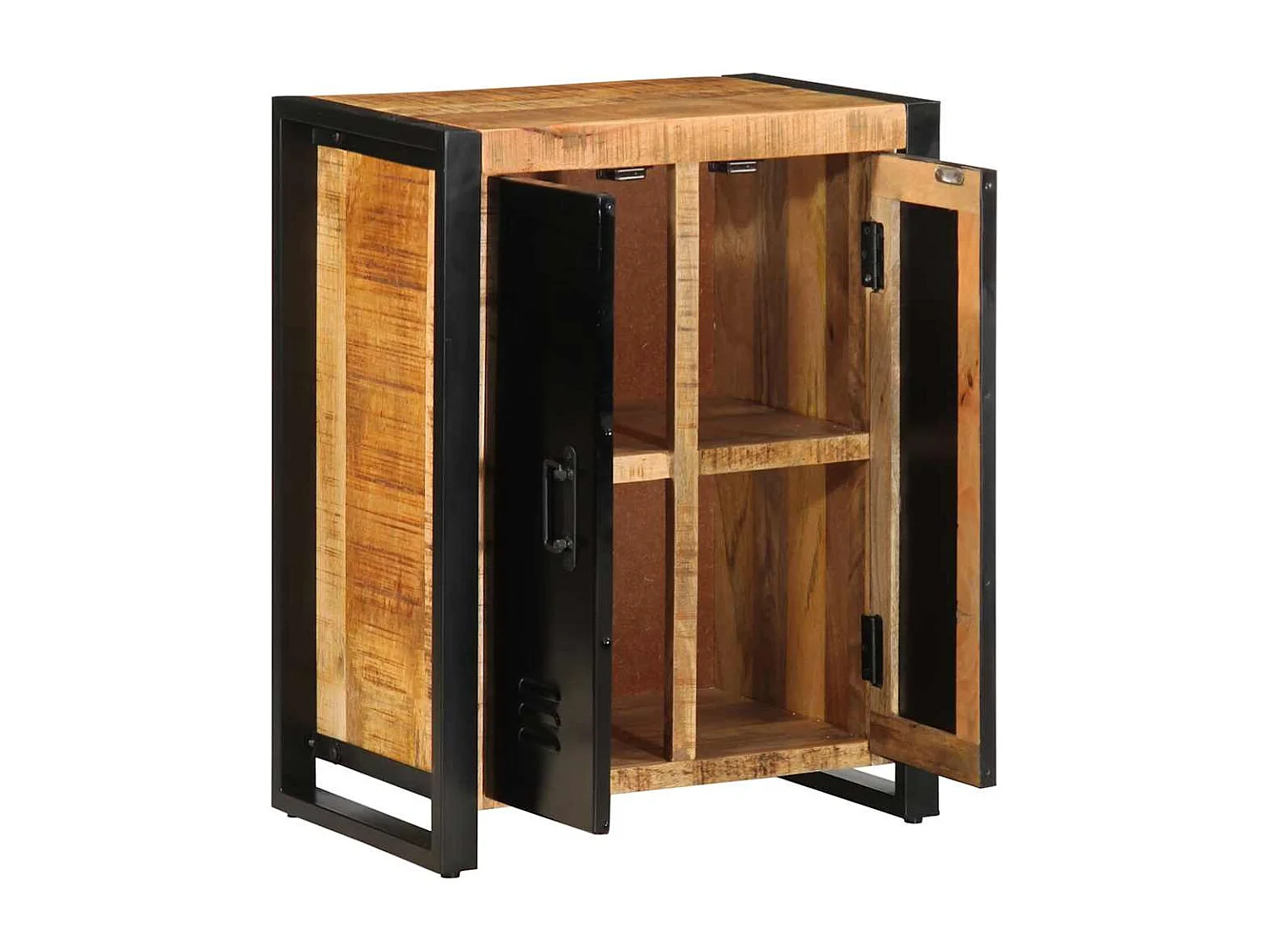 Buffet 55x35x70 cm bois de manguier brut massif