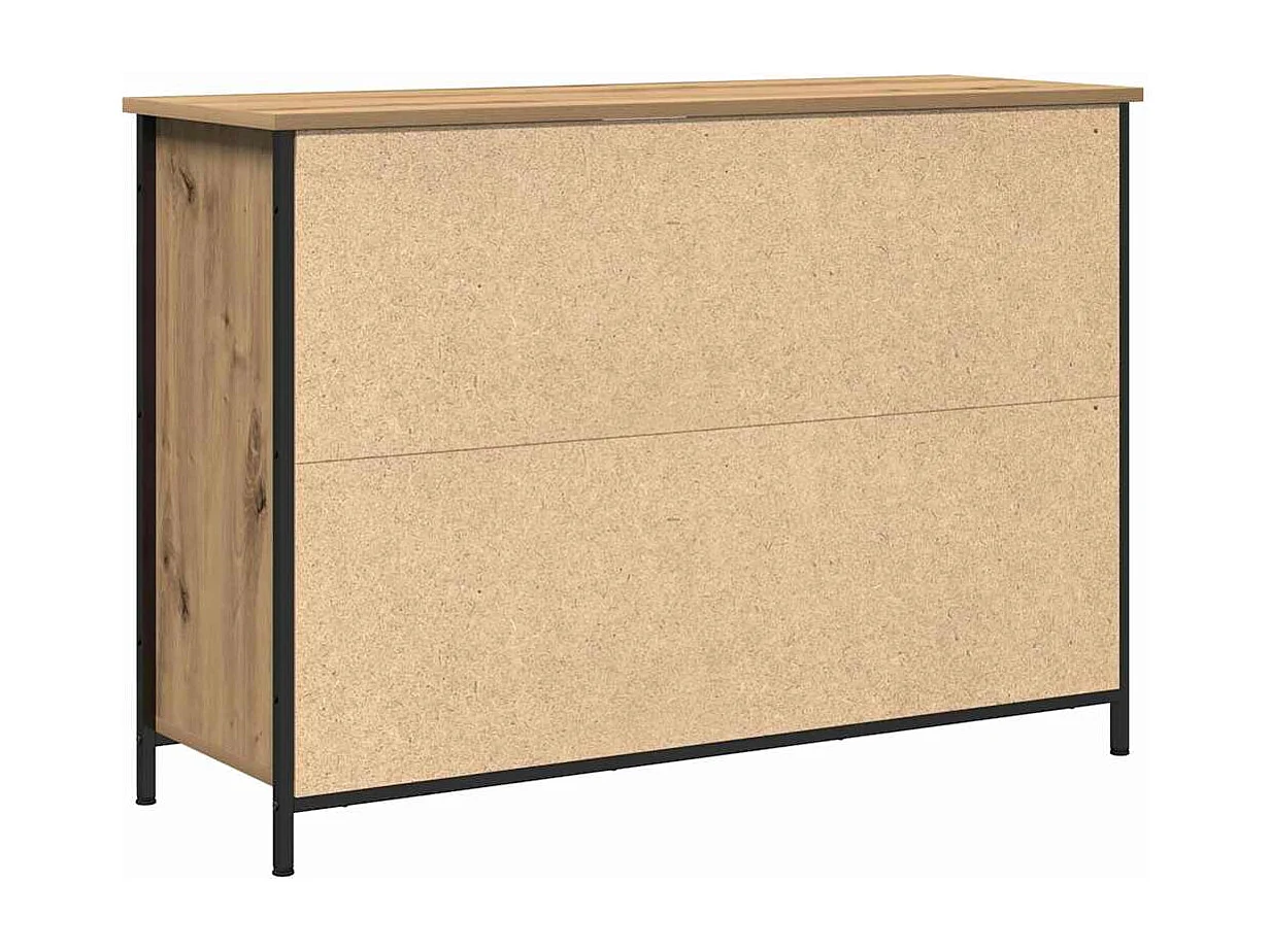 Buffet chêne artisanal 100 x 35 x 70 cm Bois d'ingénierie
