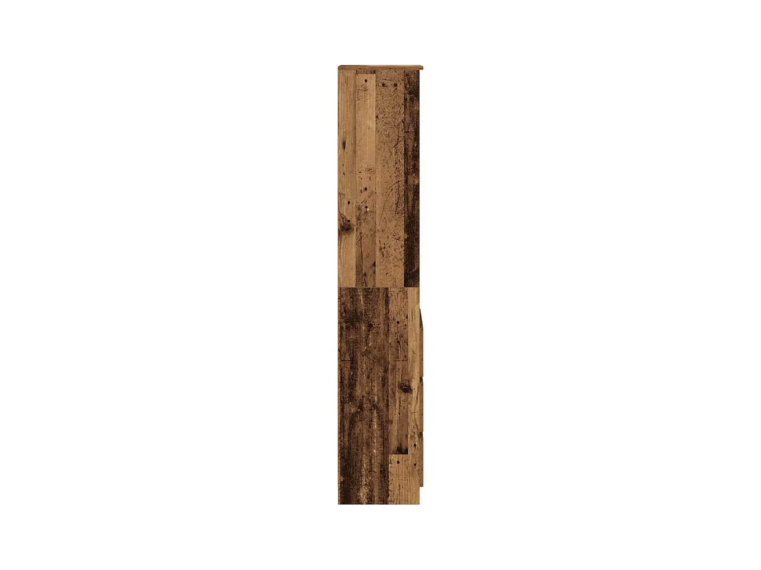Buffet haut 37,5x35x180 cm vieux bois bois d'ingénierie