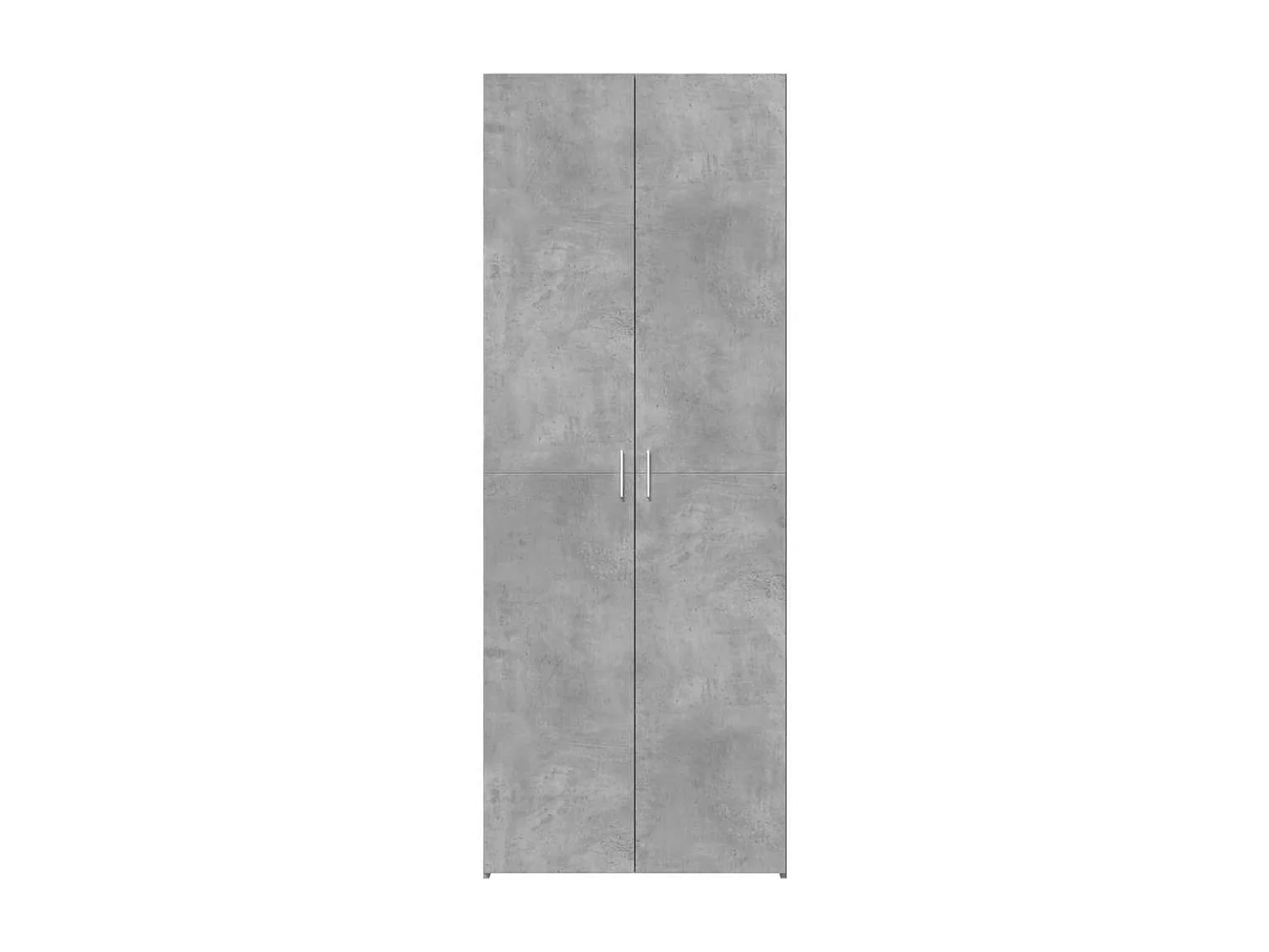 Buffet haut gris béton 70x42,5x185 cm bois d'ingénierie