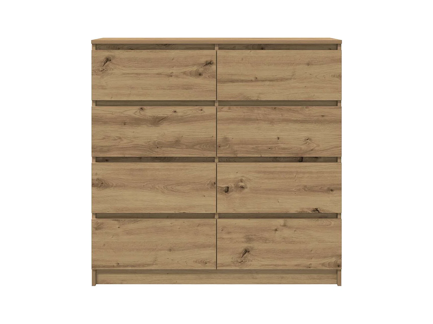 Buffet chêne artisanal 100x35x99 cm bois d'ingénierie