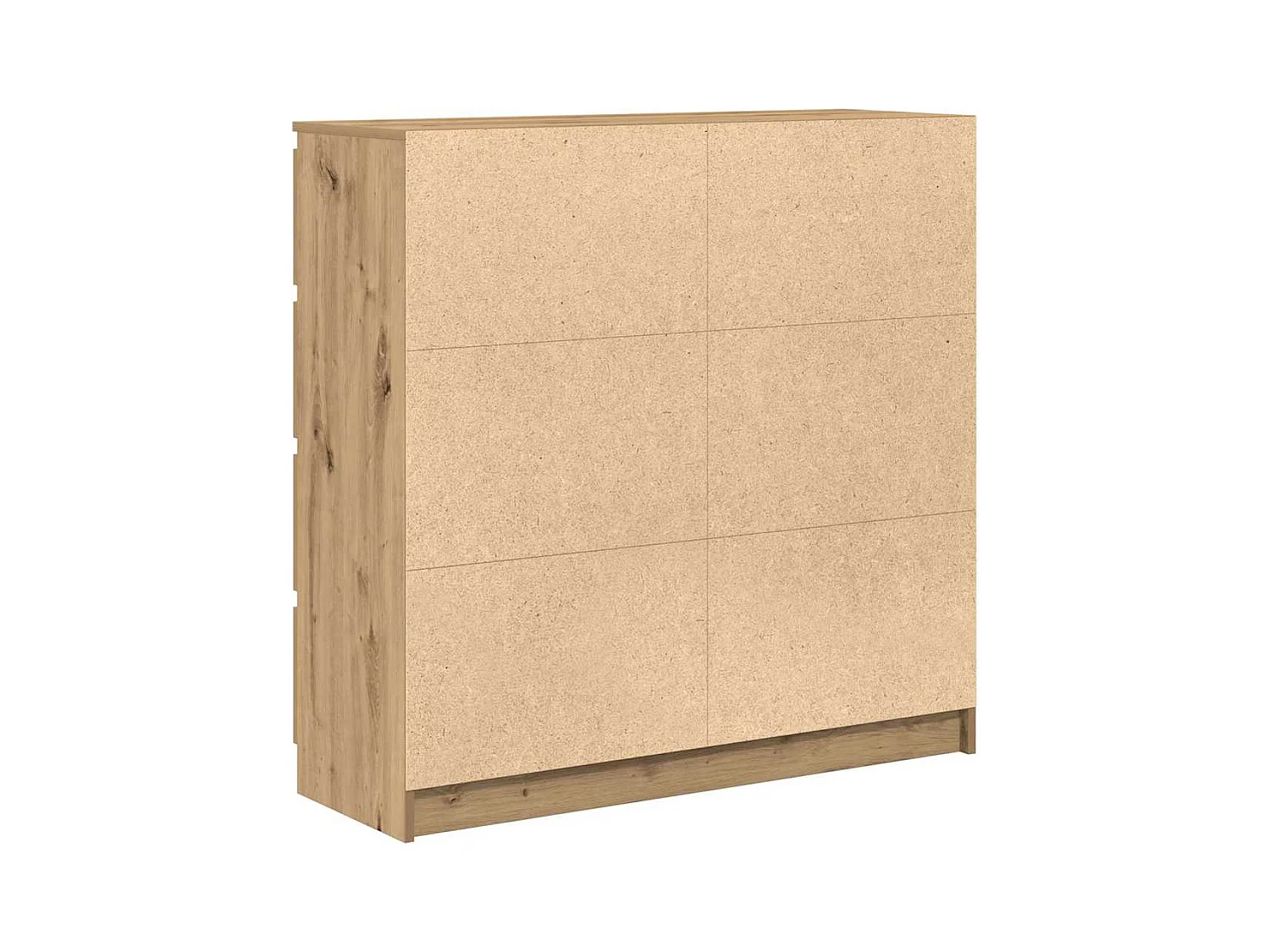 Buffet chêne artisanal 100x35x99 cm bois d'ingénierie