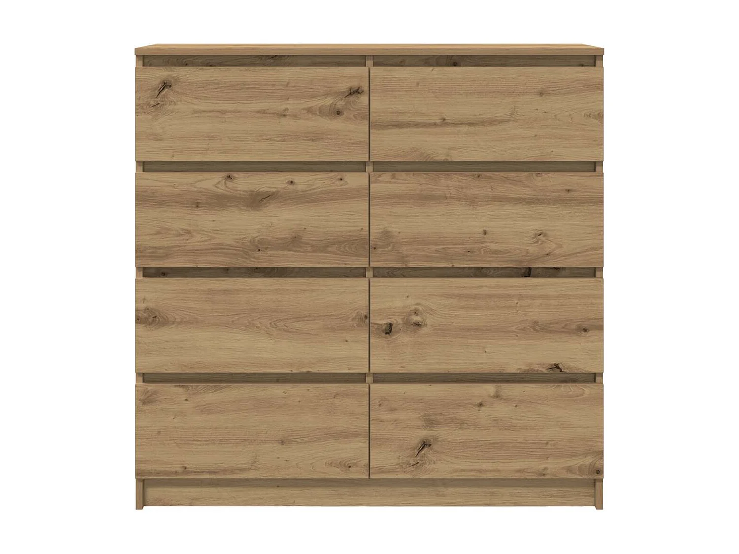 Buffet chêne artisanal 100x35x99 cm bois d'ingénierie