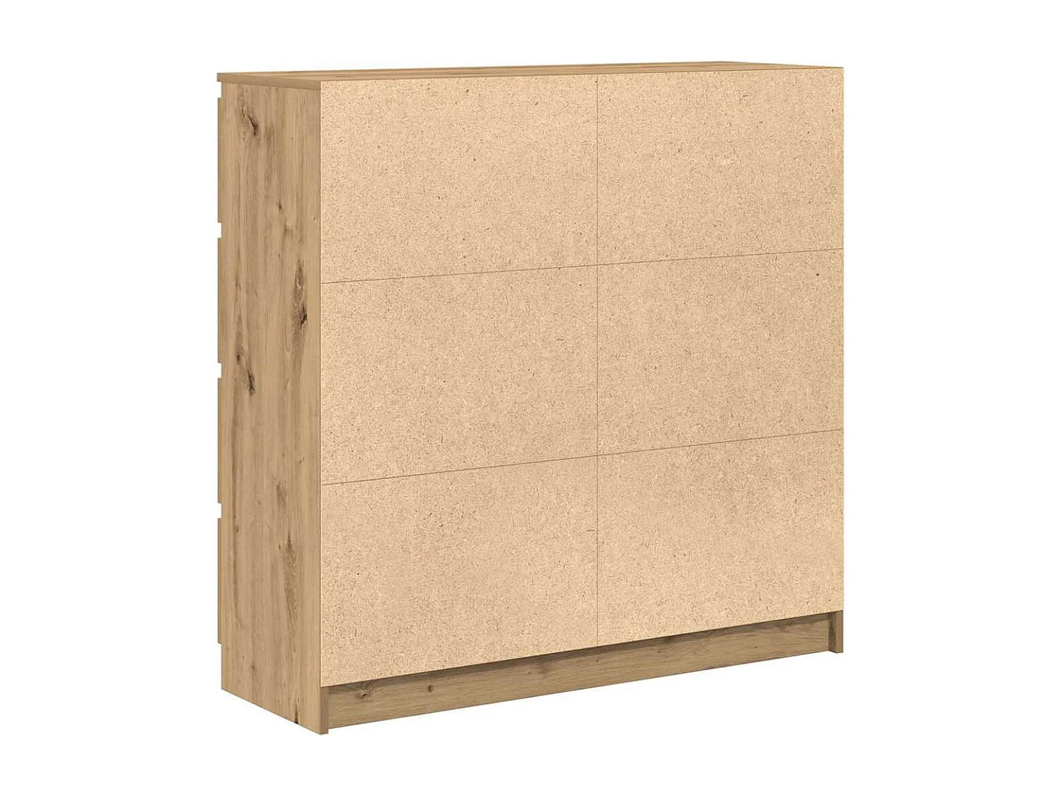 Buffet chêne artisanal 100x35x99 cm bois d'ingénierie