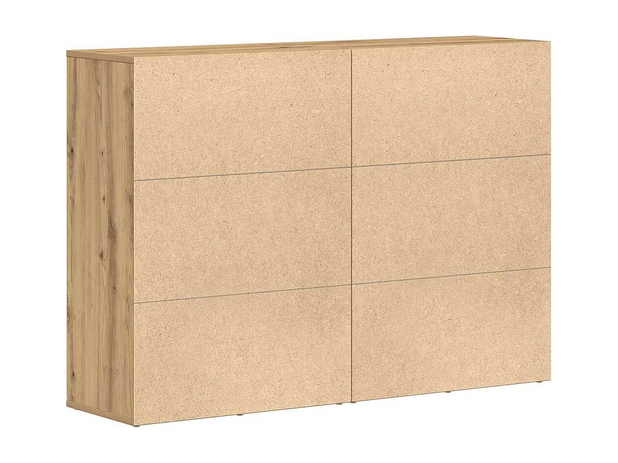 Aparadores com gaveta 2 peças carvalho artisiano 60 x 31 x 84 cm