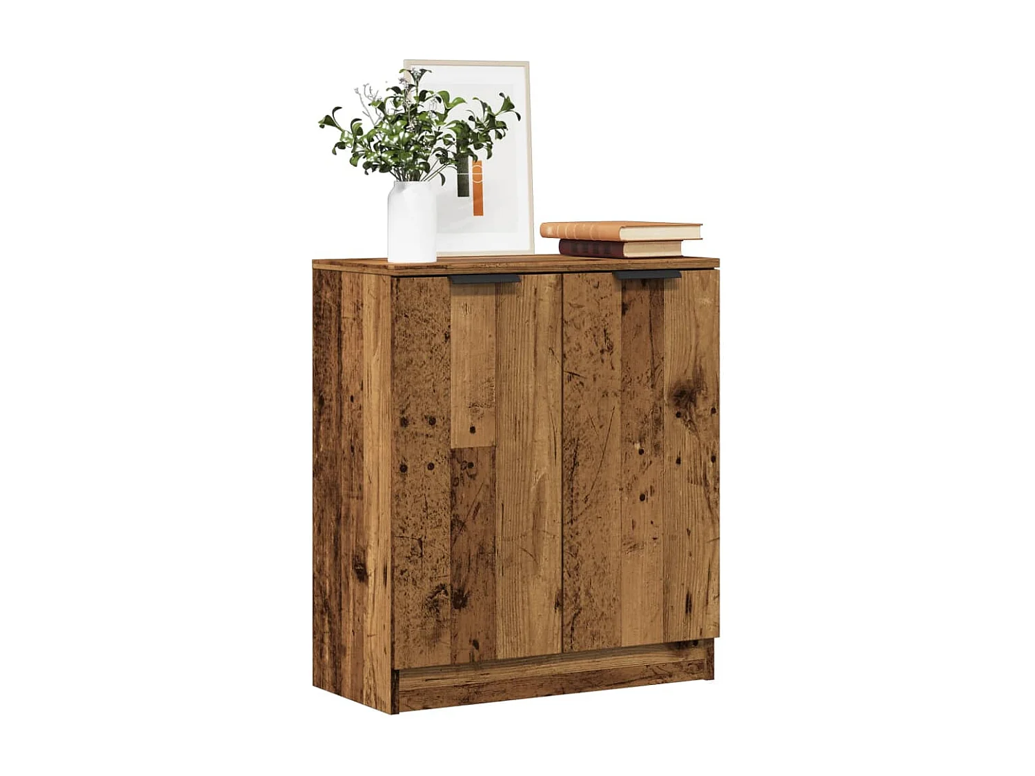 Buffet vieux bois 60x30x70 cm bois d'ingénierie