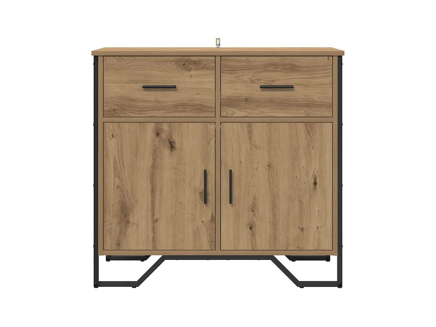 Buffet chêne artisanal 79.5 x 35.5 x 74.5 cm Bois d'ingénierie