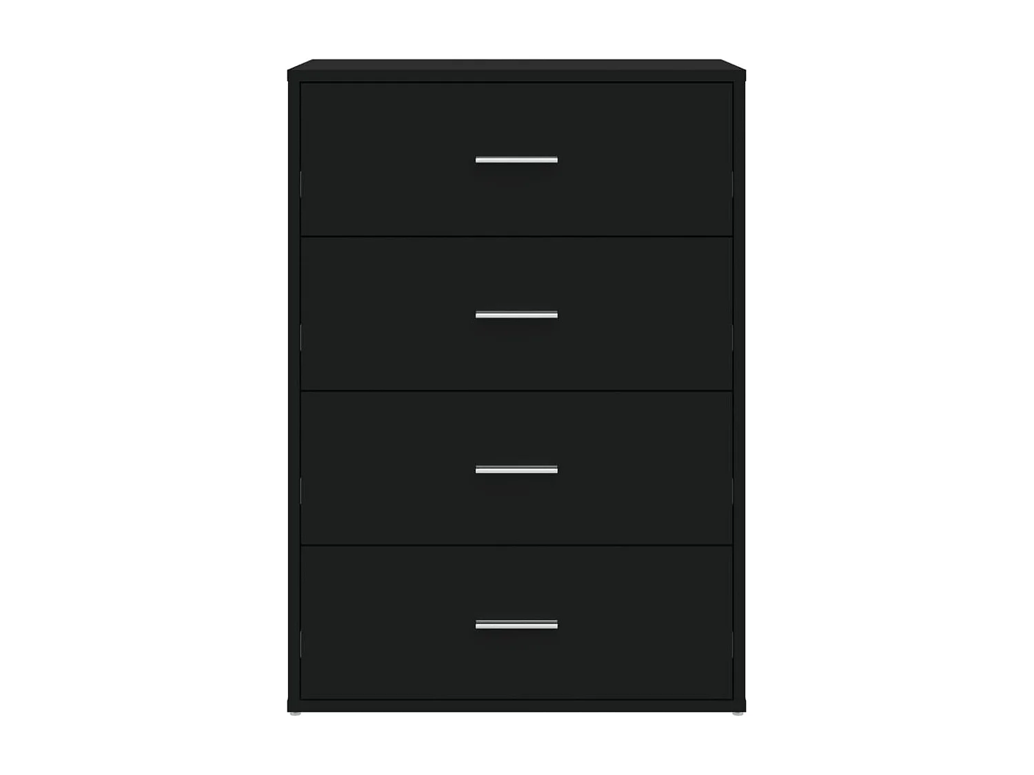 Buffets 2 pièces noir 60x31x84 cm bois d'ingénierie