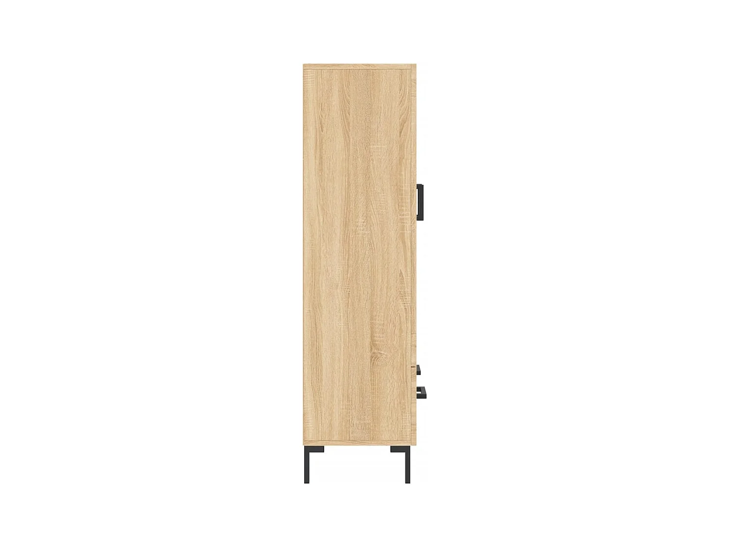 Buffet haut chêne sonoma 69,5x31x115 cm bois d'ingénierie