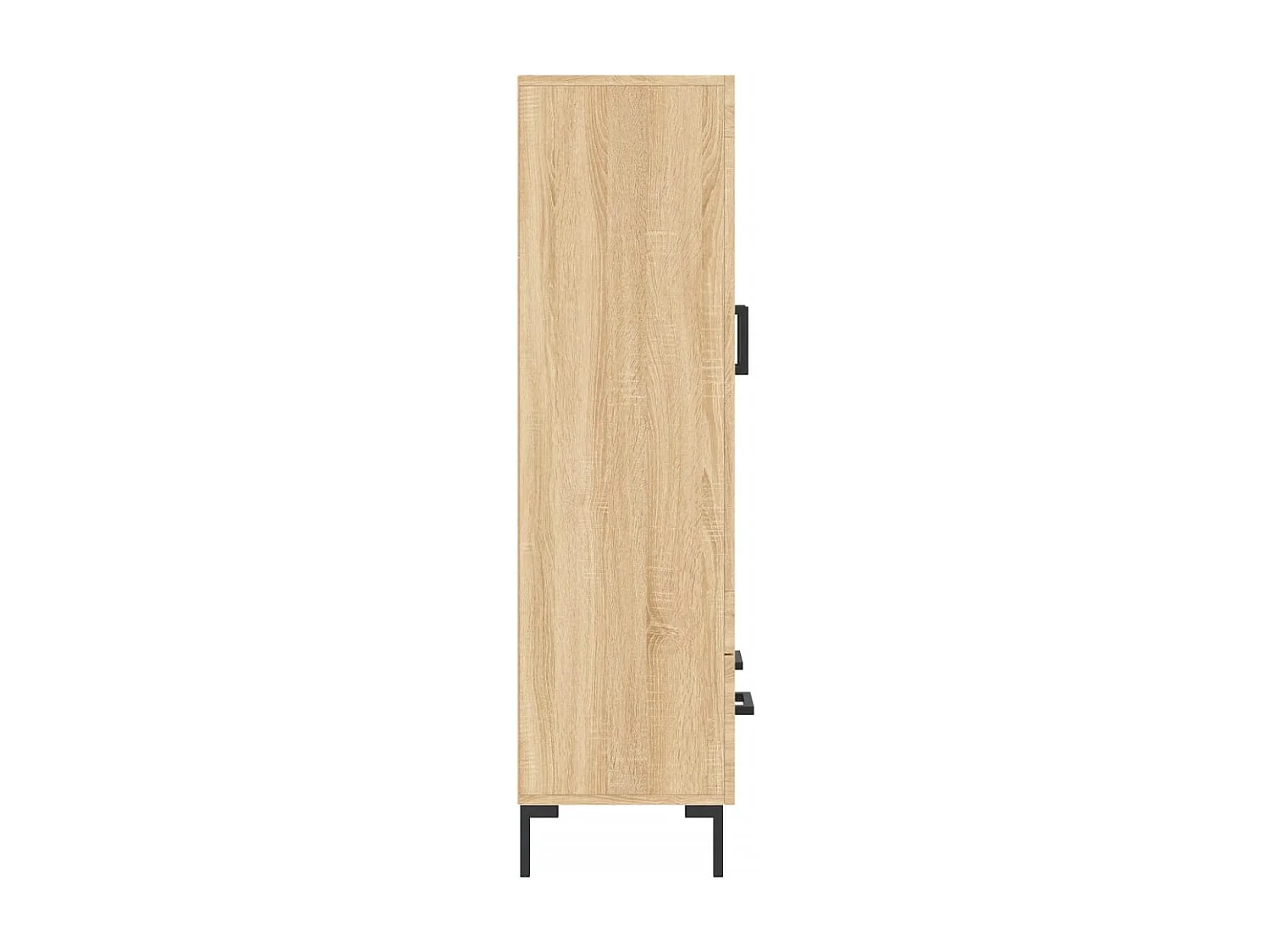 Buffet haut chêne sonoma 69,5x31x115 cm bois d'ingénierie