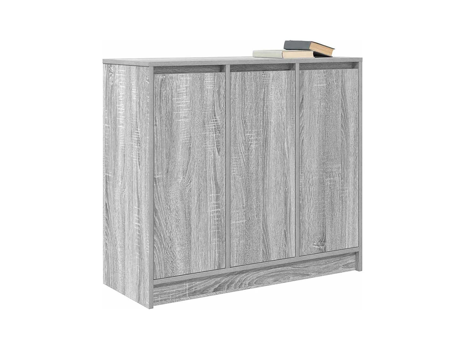 Buffet sonoma gris 85x34x76 cm bois d'ingénierie