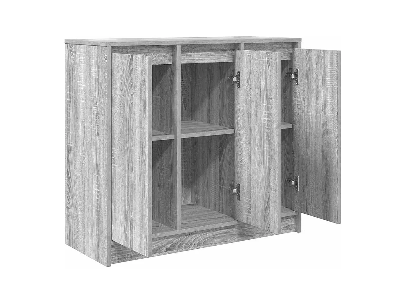 Buffet sonoma gris 85x34x76 cm bois d'ingénierie