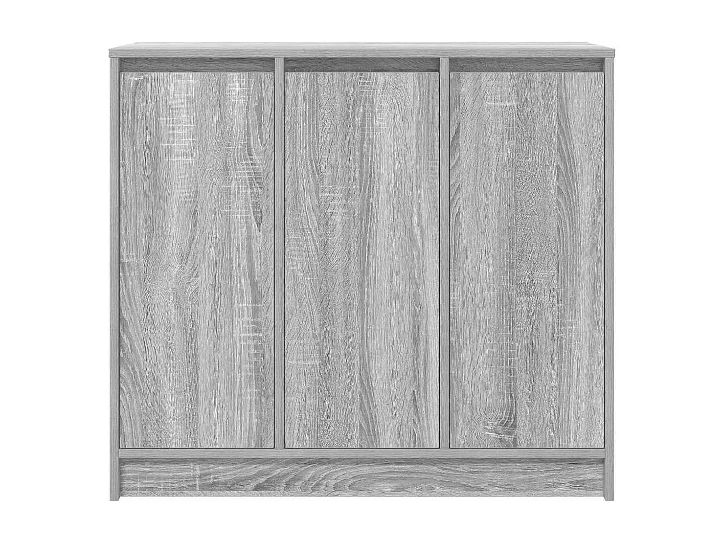 Buffet sonoma gris 85x34x76 cm bois d'ingénierie