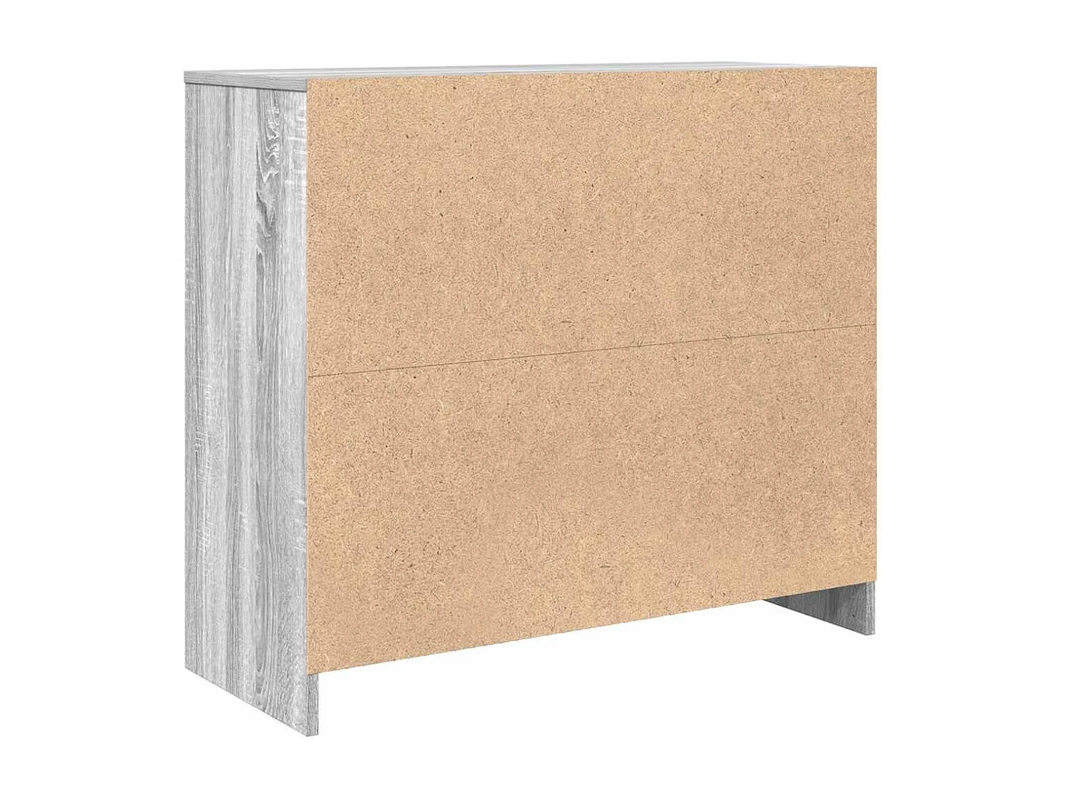 Buffet sonoma gris 85x34x76 cm bois d'ingénierie