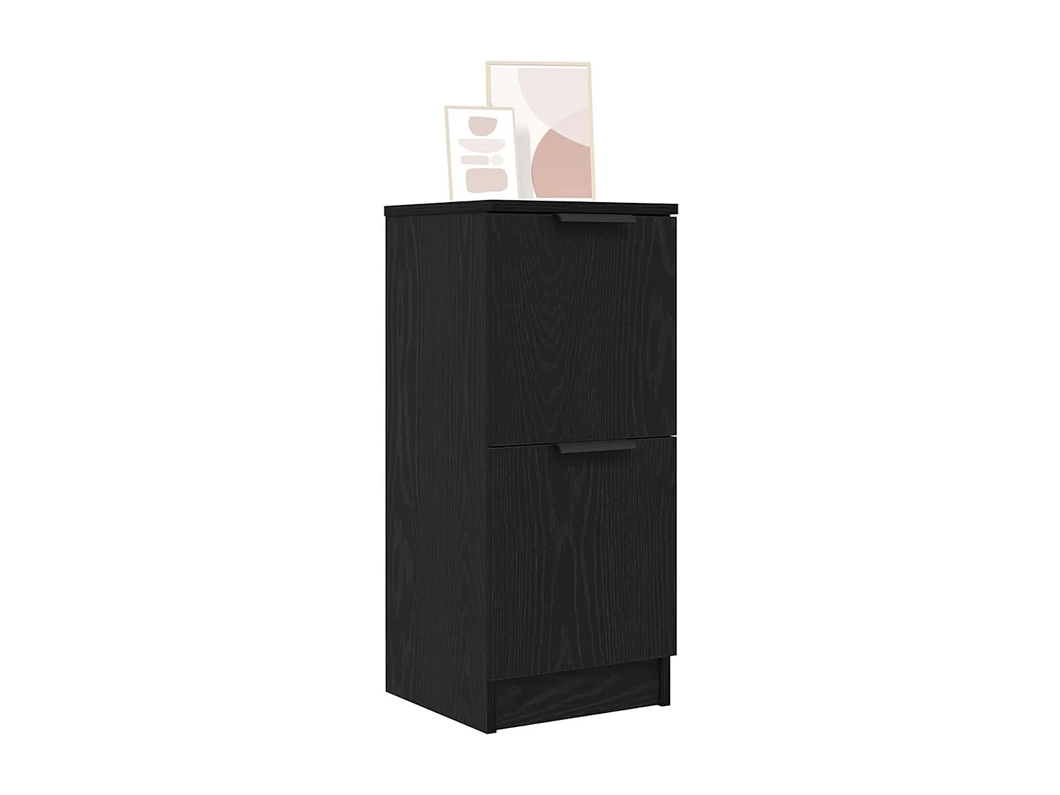 Buffet Chêne noir 30 x 30 x 70 cm Bois d'ingénierie