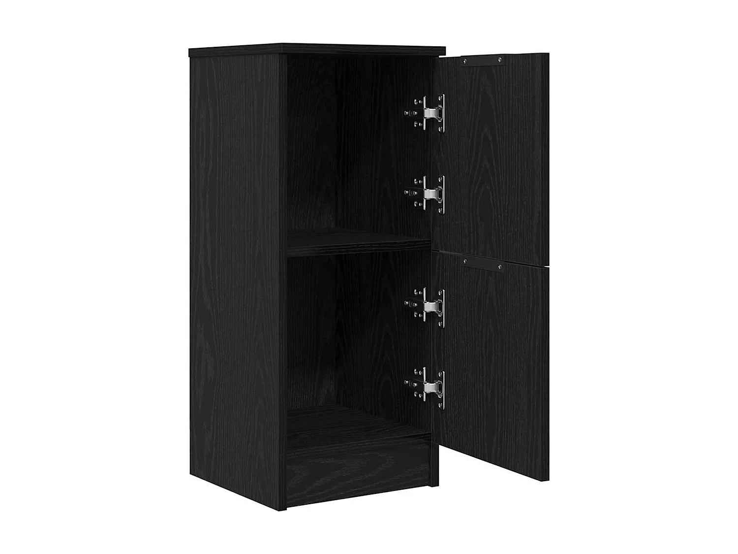 Vitrina Roble negro 30 x 30 x 70 cm Madera contrachapada