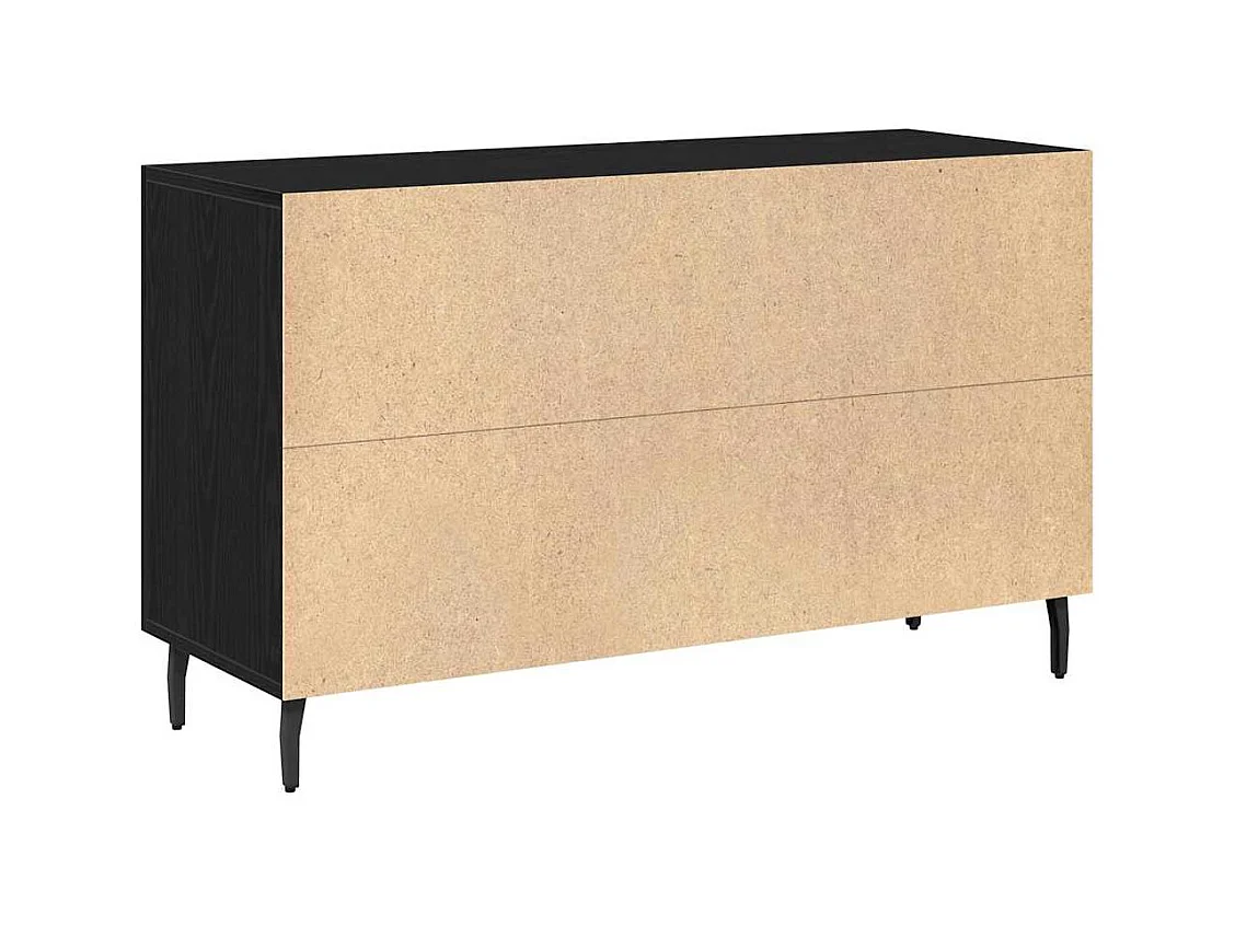 Buffet Chêne noir 100 x 36 x 60 cm Bois d'ingénierie