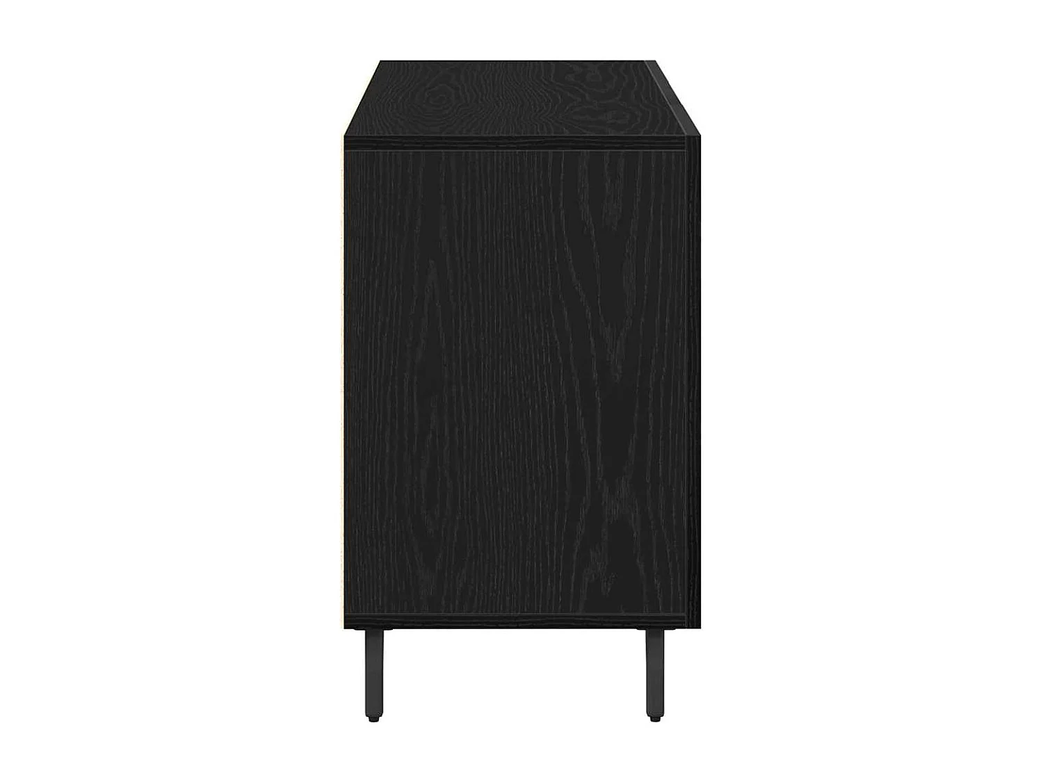 Buffet Chêne noir 100 x 36 x 60 cm Bois d'ingénierie