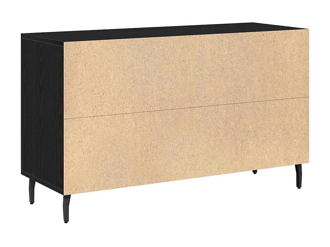 Buffet Chêne noir 100 x 36 x 60 cm Bois d'ingénierie
