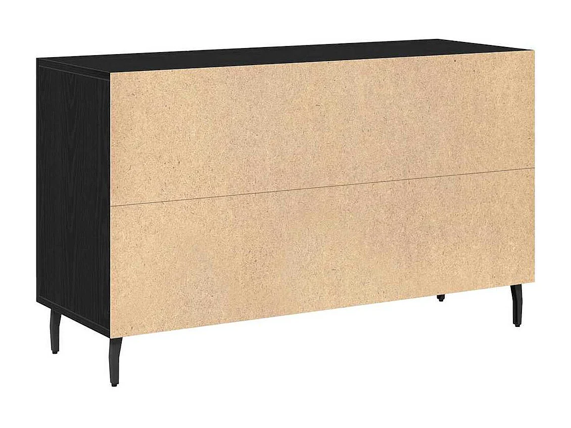 Buffet Chêne noir 100 x 36 x 60 cm Bois d'ingénierie