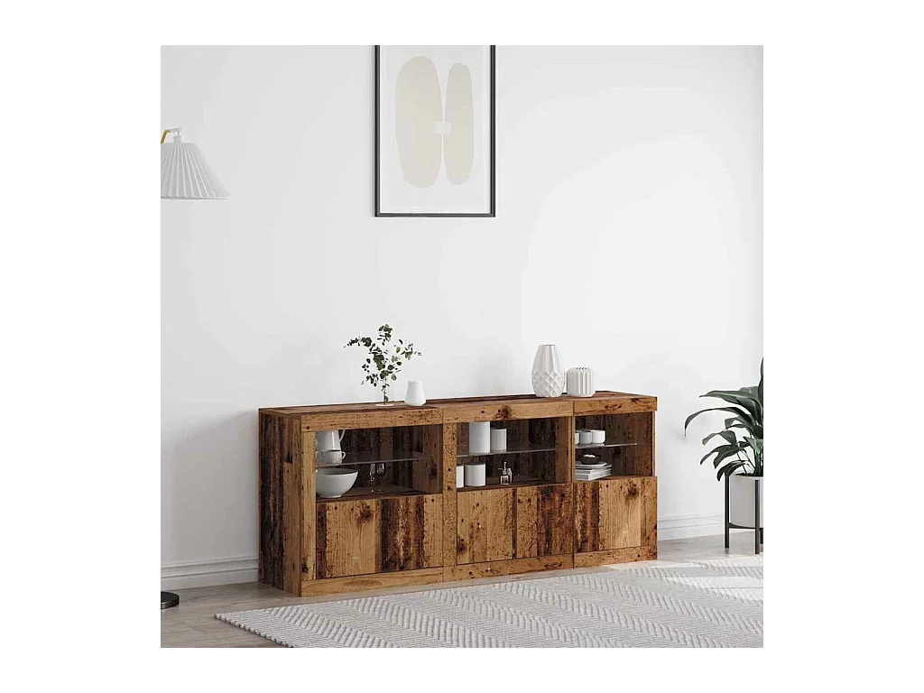 Buffet Madeira antiga 162 x 37 x 67 cm Madeira processada