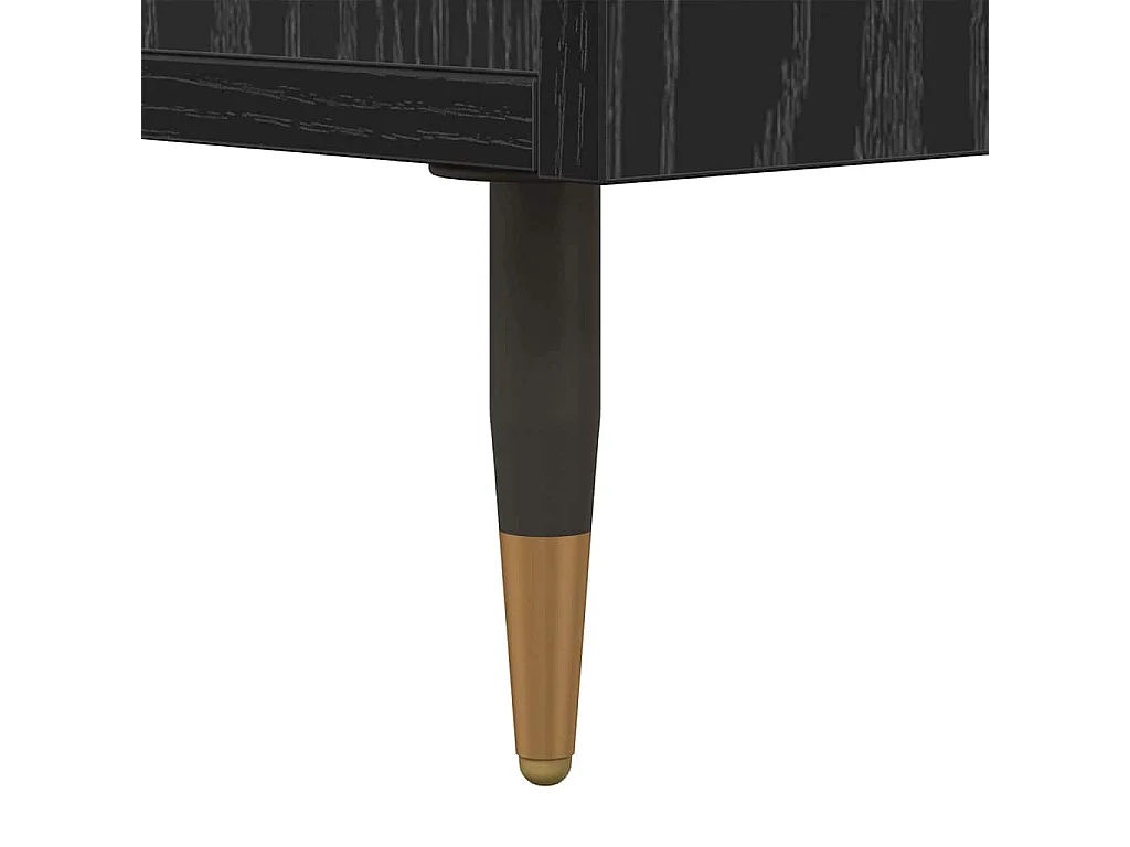 Vitrina Roble negro 35 x 40 x 70 cm Madera contrachapada