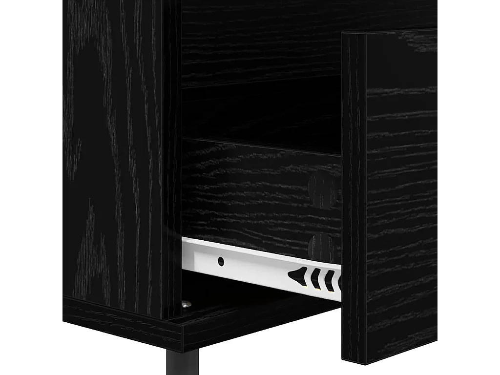 Buffet avec tiroir Chêne noir 35 x 40 x 70 cm Bois d'ingénierie